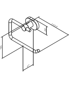 Держатель для туалетной бумаги Sense A7434100 Am.pm