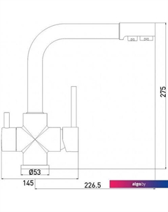 Смеситель Ecolife 3120609C Gross aqua