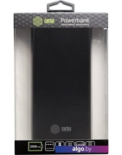 Внешний аккумулятор CS-PBFSIT-20000 (черный) Cactus