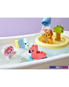 Конструктор Duplo 10966 Приключения в ванной: плавучий остров для зверей Lego