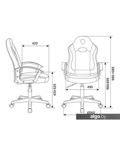 Кресло 11LT (черный/синий) Zombie