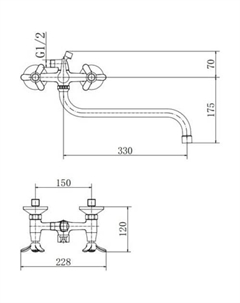 Смеситель A2212-2 Fashun