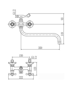 Смеситель A2619 Fashun