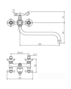 Смеситель A2619-3 Fashun