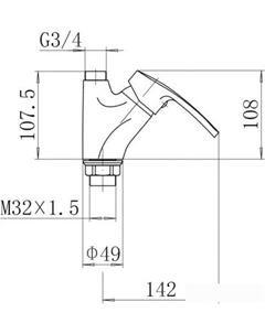 Смеситель A4466 Fashun