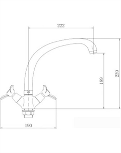 Смеситель A4212-2 Fashun