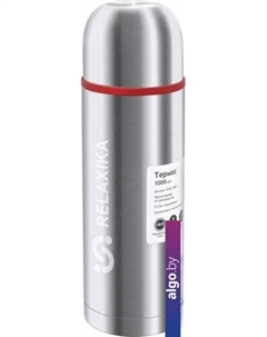 Термос 102 в термочехле 1л (нержавеющая сталь) Relaxika