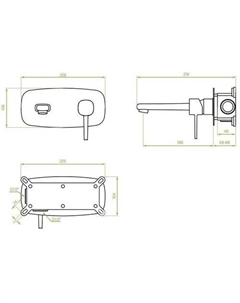 Смеситель Pola BAP 722P Laveo