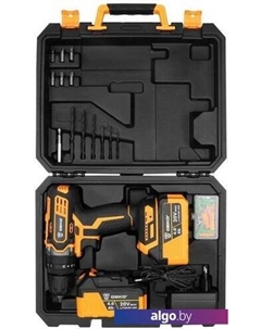 Ударная дрель-шуруповерт DKCD20 Impact 063-4420 (с 2-мя АКБ, кейс) Deko