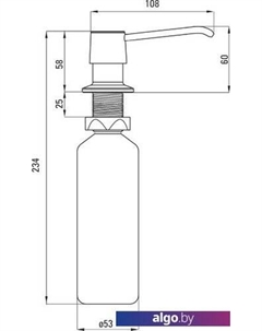 Дозатор ZZZ B00D (черный) Deante