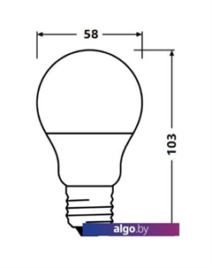 Светодиодная лампа LV CL A60 7 SW/830 230V E27 10X1 RU Osram