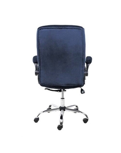 Кресло Caesar Chrome (вельвет, темно-синий) Akshome