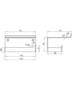 Держатель для туалетной бумаги Mokko ADM N221 (черный) Deante