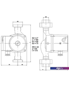 Циркуляционный насос GHN 32/85-180 Imp pumps