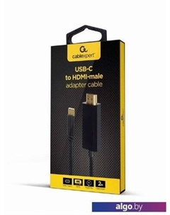 Кабель A-CM-HDMIM-01 USB Type-C - HDMI (2 м, черный) Cablexpert