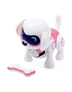 Интерактивная игрушка Собака Чаппи 3749722 (розовый) Zabiaka
