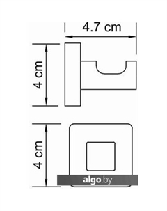 Крючок для ванны Lippe K-6523 Wasserkraft
