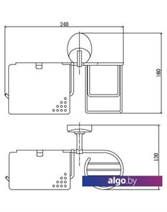 Держатель для туалетной бумаги A1603-1 Fashun