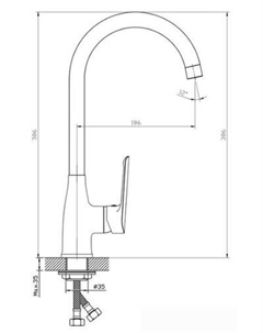 Смеситель Lagos LG 519 Esko