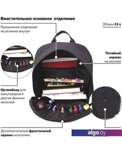 Рюкзак Black Melange 228841 Brauberg