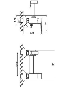 Смеситель HB5513 (хром) Haiba