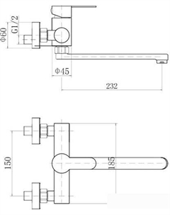 Смеситель A54601 Fashun