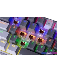 Клавиатура Fizz (серый/белый) Redragon