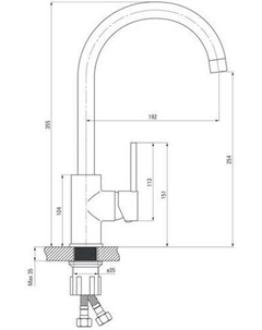 Смеситель Nemezja BEN L62M Deante