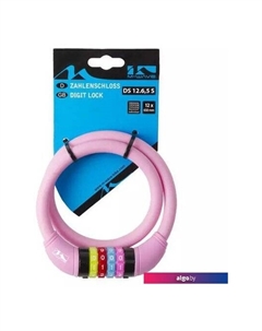 Велозамок DS 12.6.5 S (розовый) M-wave