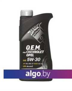 Моторное масло O.E.M. for chevrolet opel 5W-30 1л Mannol