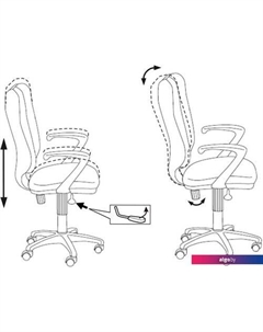 Кресло CH-540AXSN/26-25 (серый) Бюрократ
