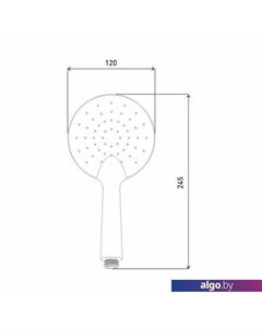 Душевая лейка Loft Autoclean GA1298 Gross aqua