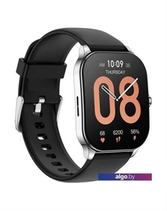 Умные часы Pop 3S (серебристый, с силиконовым ремешком) Amazfit
