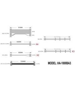 Блок питания NGDP 1000W HA-1000BA3-WH 1stplayer