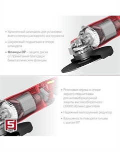 Угловая шлифмашина Мастер УШМ-230-2405 П Зубр