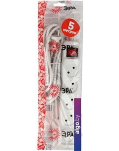 Удлинитель U-5s-5m-2x1 Б0044057 Эра