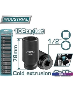 Набор головок слесарных THKISD12102L Total