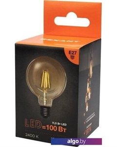 Светодиодная лампочка Loft GlobeA125 11.5Вт E27 1380Лм 2400K теплый свет 604-144 Rexant