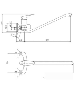 Смеситель A2215 Fashun