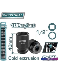 Набор головок слесарных THISTD12101 Total