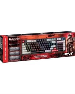 Клавиатура Hawk GK-418 (Outemu Brown) Defender