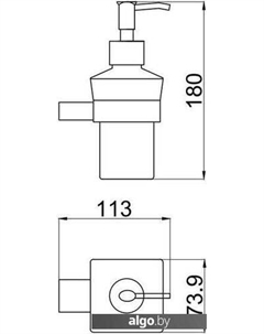 Дозатор для жидкого мыла Infinity 6.21006-31 Allen brau