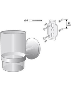 Стакан для зубной щетки и пасты 226 Bisk