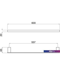 Держатель для полотенца Infinity 6.21011-00 Allen brau