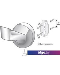 Крючок для ванны 228 Bisk