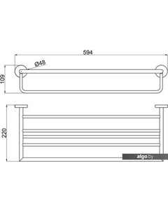 Полка для полотенца Priority 6.31014-31 Allen brau