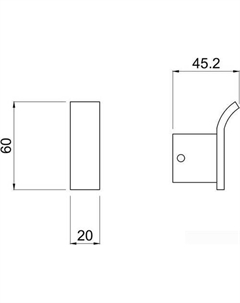 Крючок для ванны Infinity 6.21001-00 Allen brau