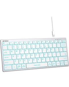 Клавиатура Fstyler FX61 (серебристый/белый) A4tech