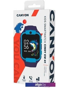 Детские умные часы Cindy KW-41 (синий/голубой) Canyon