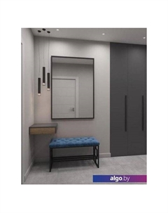 Банкетка Квадро Люкс (белый/золото) Hype mebel